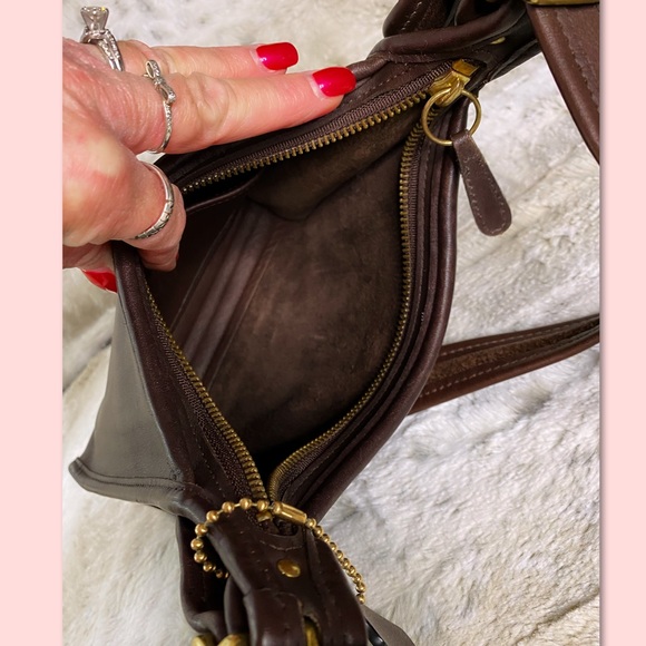 VINTAGE COACH MAHOGANY LEGACY CROSSBODY BAG 9997 - Picture 11 of 15